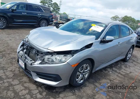 2017 Honda Civic Lx from USA, damaged, VIN 19XFC2F57HE077807